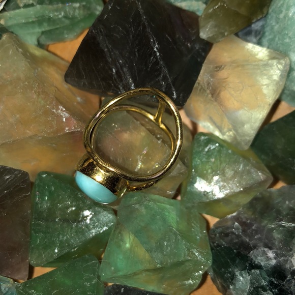 Larimar Crystal Ring “Wisdom Of The Sea”. - Picture 3 of 5